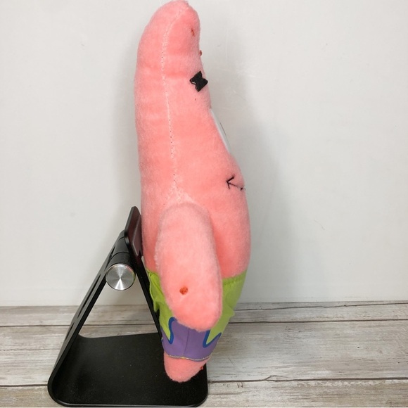VTG 2002 Y2K Nanco Patrick Star 8 Inch Plushie Nickelodeon Retro Sponge Bob - Picture 3 of 6